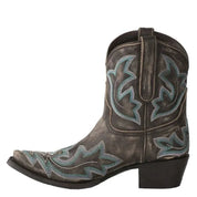 ALEXA dames cowboylaarzen – leren western boots met borduursel