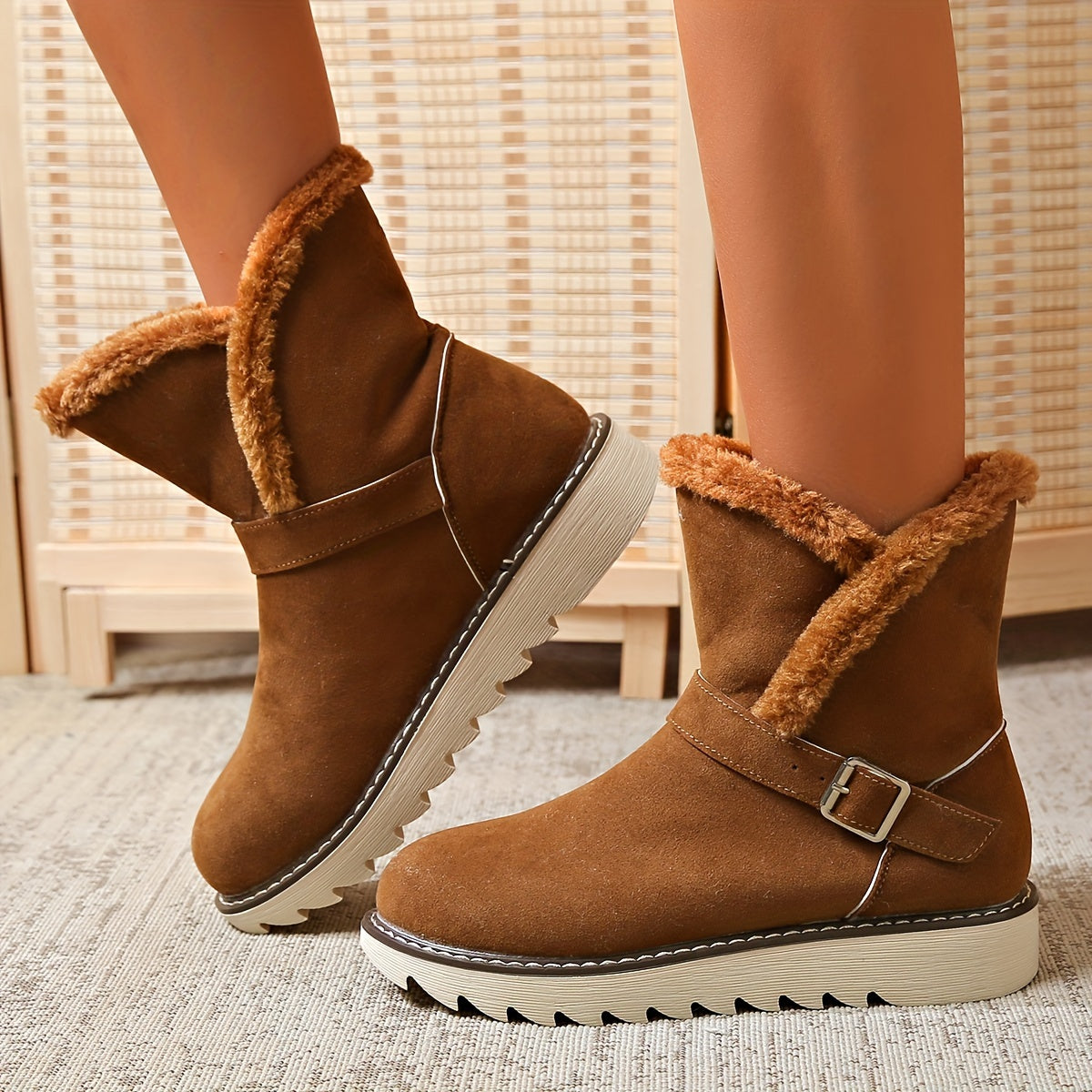 Comfortabele dames sneeuwlaarzen – warme voering & stevige zool