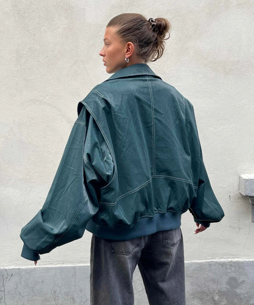 Vivien leren jas dames | Oversized leren damesjas | Trendy zacht leer in modieuze kleuren