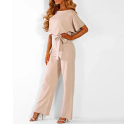 Noa Stijlvolle Jumpsuit met Tailleband – Comfortabele & Modieuze Pasvorm