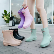 Waterdichte dames regenlaarzen – stijlvolle rubberen boots met comfortabele pasvorm