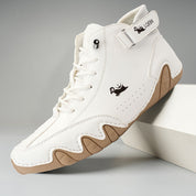 Decks blotevoetschoenen leer | Orthopedische antislip schoenen | Unisex barefoot schoenen