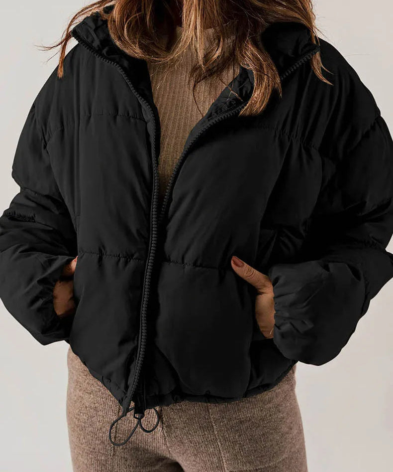 Kevia – Dames Trendy Pufferjas | Cropped, Warm & Stijlvol