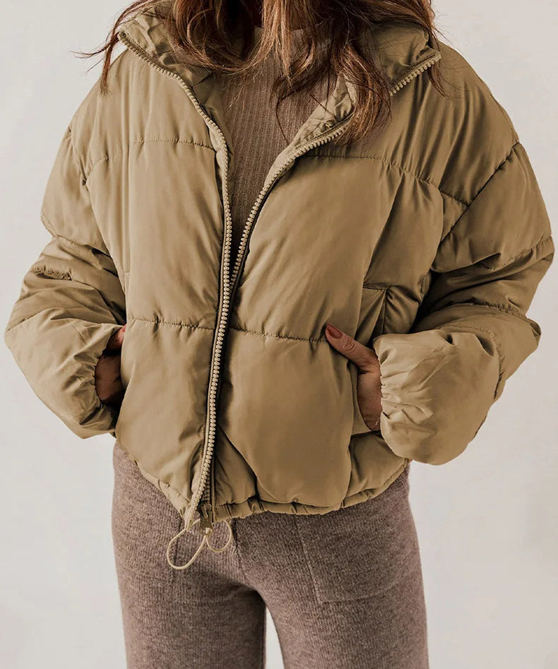 Kevia – Dames Trendy Pufferjas | Cropped, Warm & Stijlvol