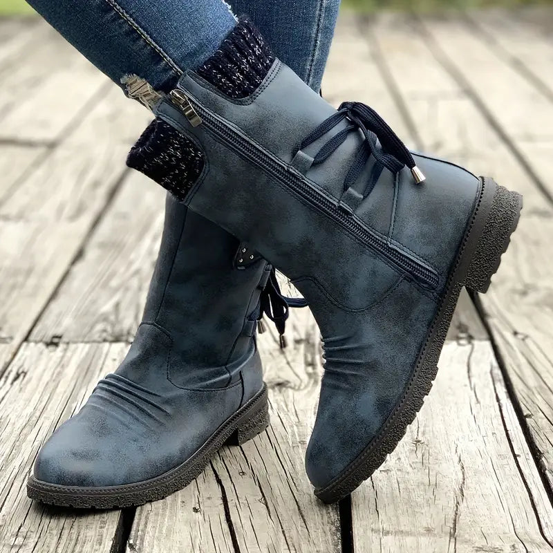 SELINA dames winterlaarzen – waterdichte boots met fleece voering & gripzool