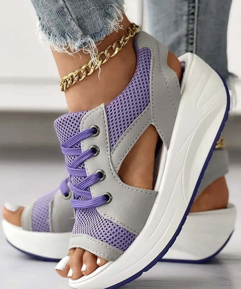 Orthopedische muffin-sandalen dames | Comfortabele zomersandalen met ondersteuning