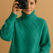 Mila | Gebreide Damestrui met Col – Tijdloos, Elegant & Comfortabel