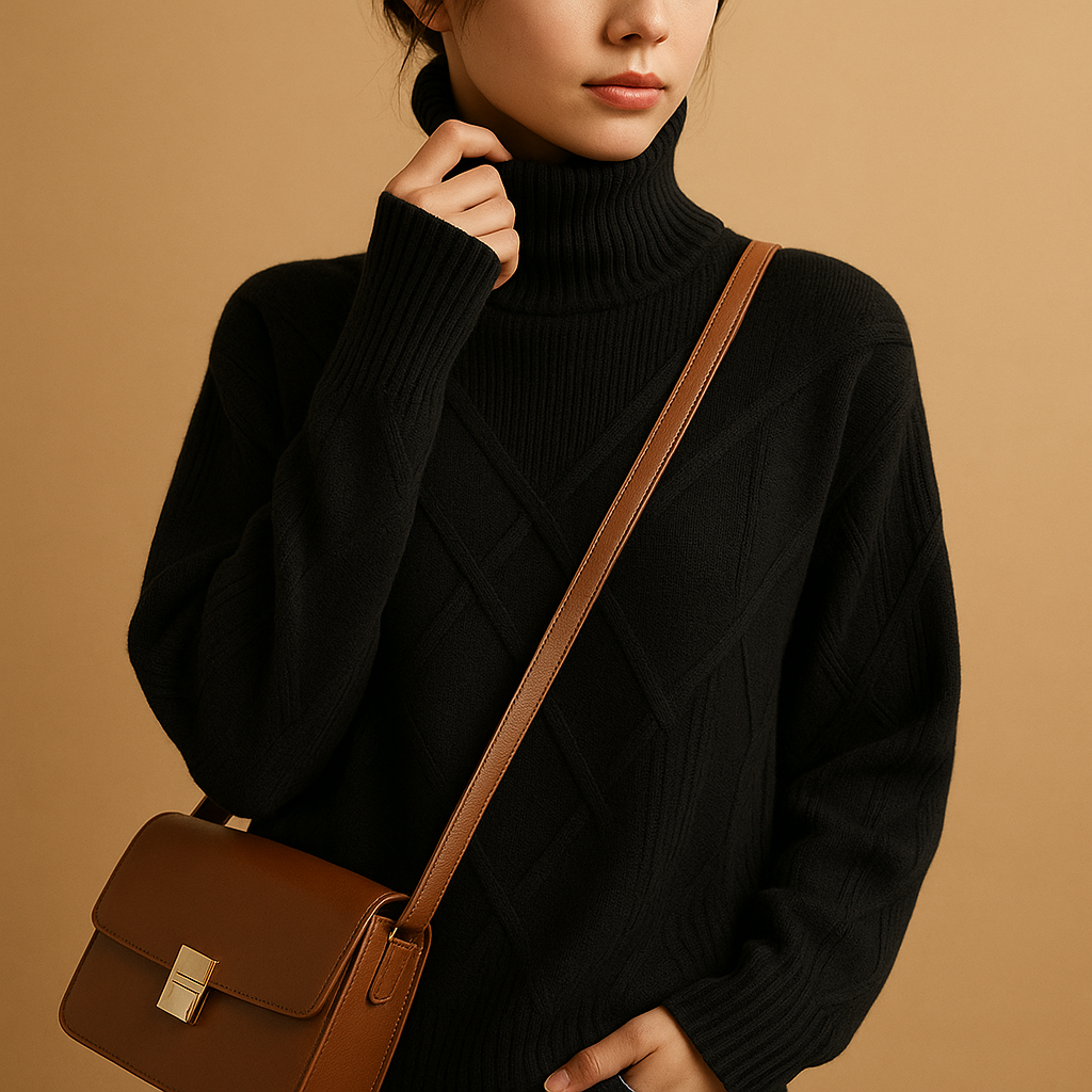 Mila | Gebreide Damestrui met Col – Tijdloos, Elegant & Comfortabel