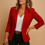 Annelien dames blazer | Getailleerde blazer met lange mouwen | Elegante zakelijke look