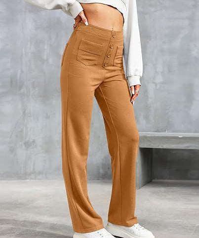 ComfortRise elastische casual broek – hoge taille & rekbaar design