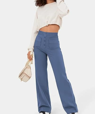 ComfortRise elastische casual broek – hoge taille & rekbaar design