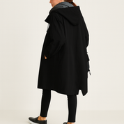 Amelia Berlin dames regenjas met capuchon – waterdichte elegante regenmantel