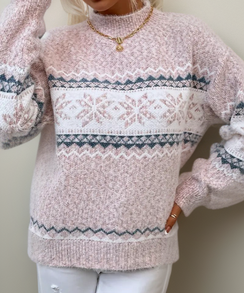 Noorse Wollen Trui Dames – Iceland Wintertrui met Scandinavisch Design