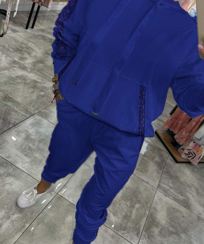 Esmee Dames Herfst Set – Warme en Stijlvolle Tweedelige Glitter Outfit