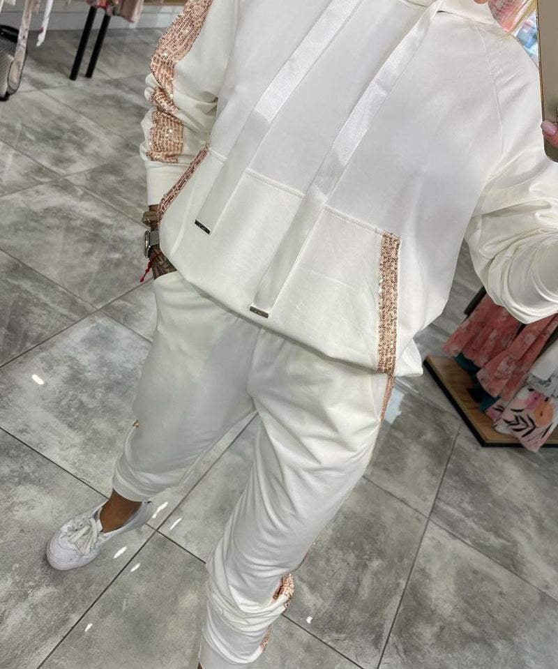 Esmee Dames Herfst Set – Warme en Stijlvolle Tweedelige Glitter Outfit