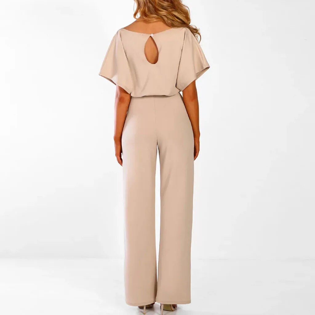 Noa Stijlvolle Jumpsuit met Tailleband – Comfortabele & Modieuze Pasvorm