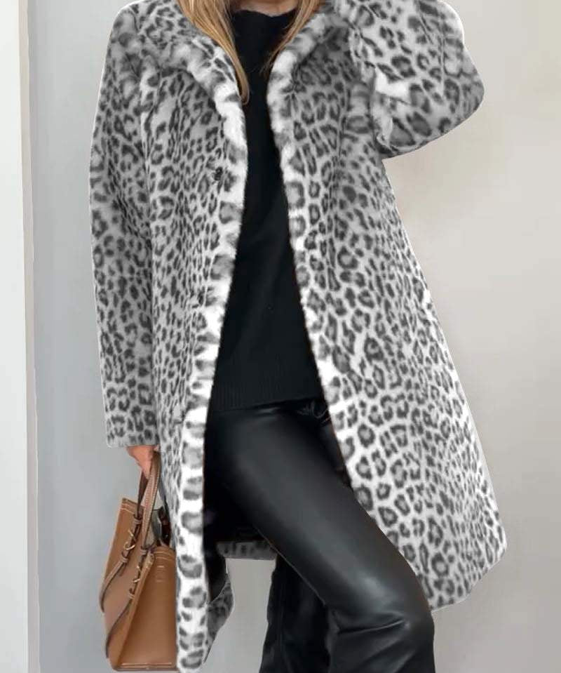 Graciela luipaardjack dames | Trendy winterjas met luipaardprint | Stijlvol statement jack