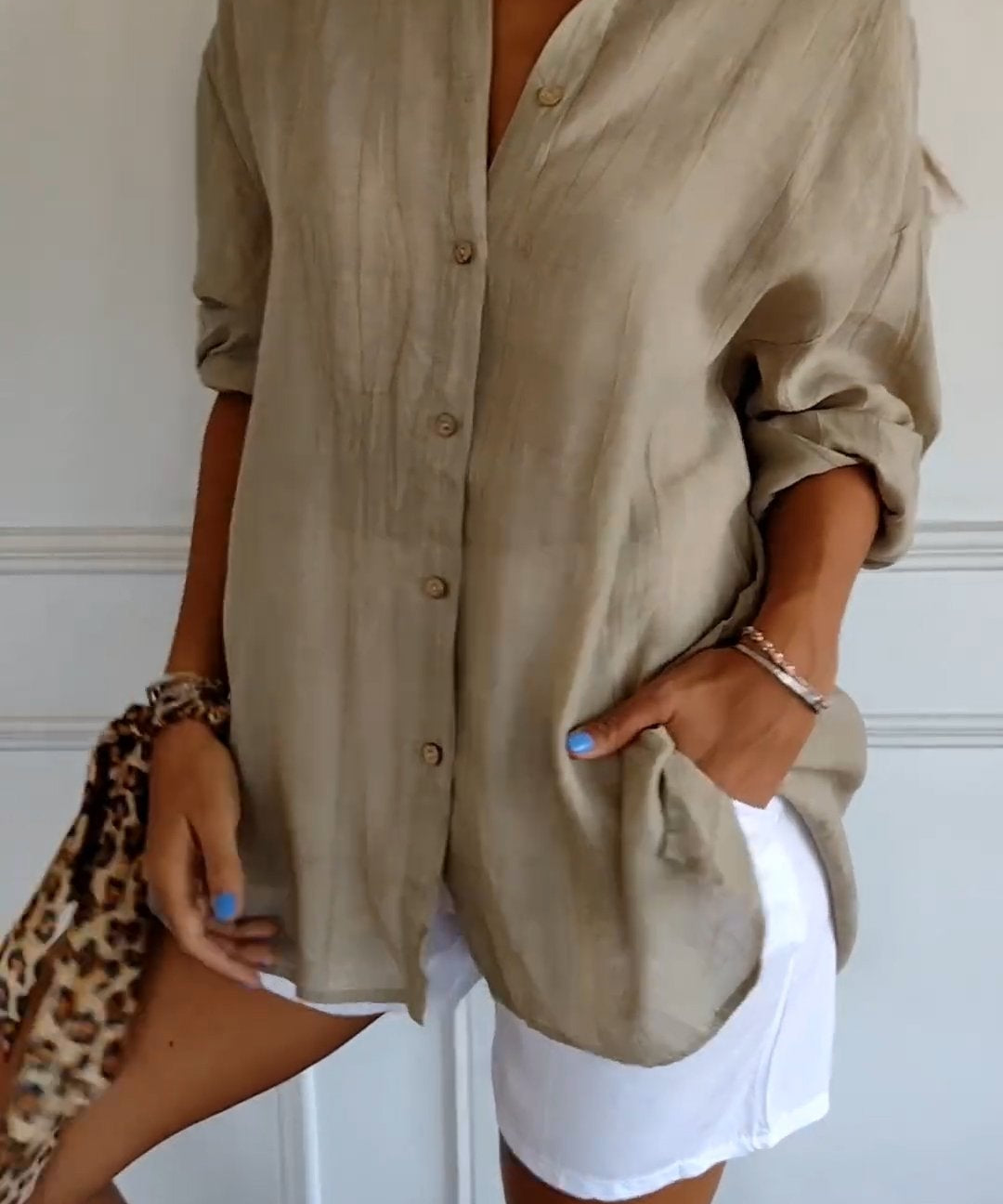 Mia blouse dames | Elegante lichtgewicht blouse | Luxe damesblouse met perfecte pasvorm