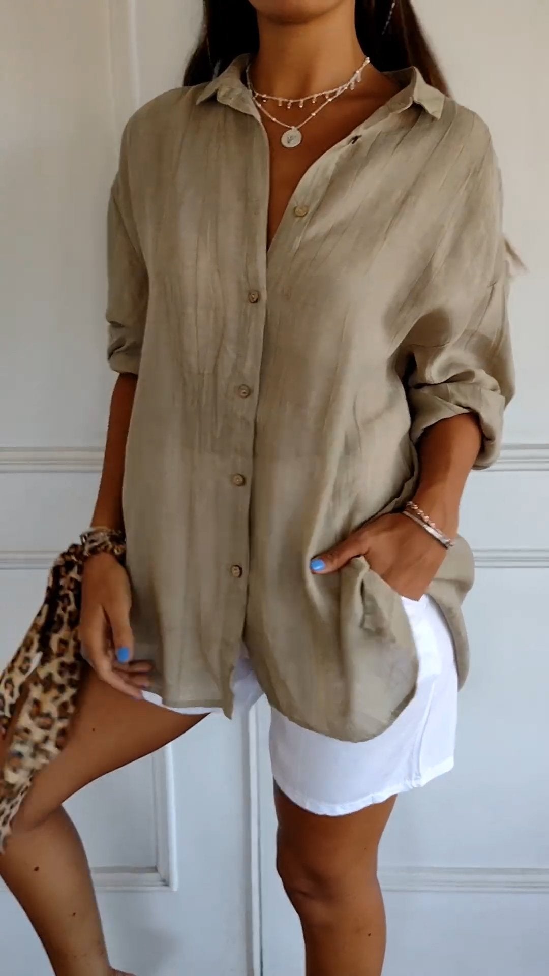 Mia blouse dames | Elegante lichtgewicht blouse | Luxe damesblouse met perfecte pasvorm