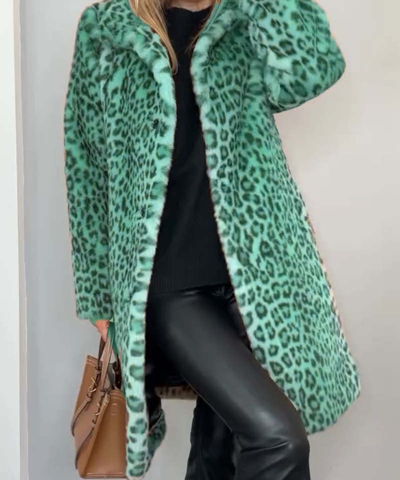 Graciela luipaardjack dames | Trendy winterjas met luipaardprint | Stijlvol statement jack