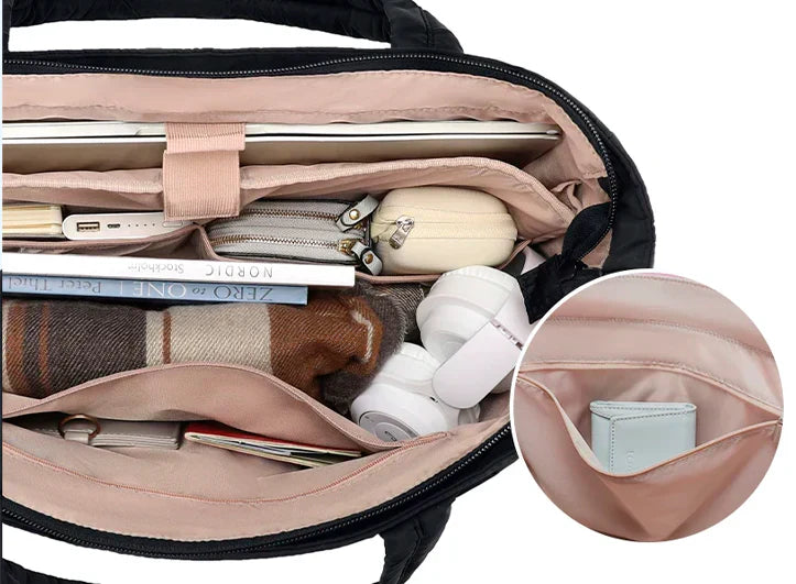 Lovella Puffer Bag – Trendy Schooltas voor Dames | Ruim & Waterafstotend