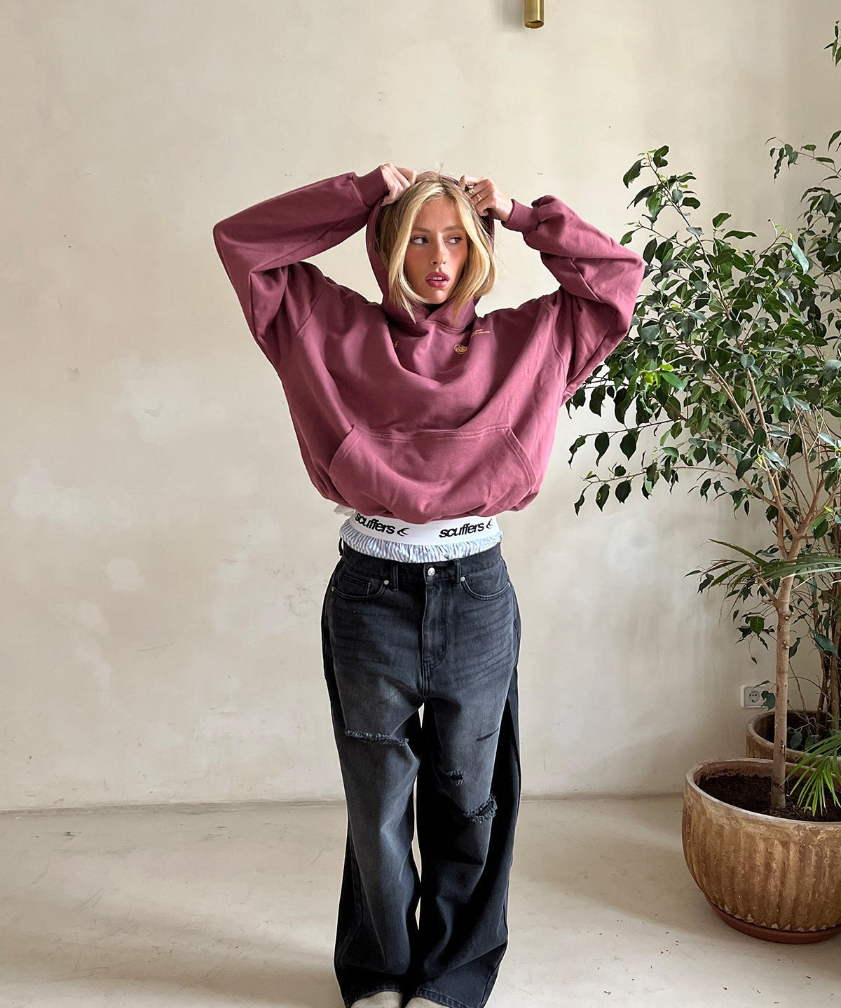 Lotte dames hoodie | Luxe hoodie met ontspannen pasvorm | Comfort en zelfliefde