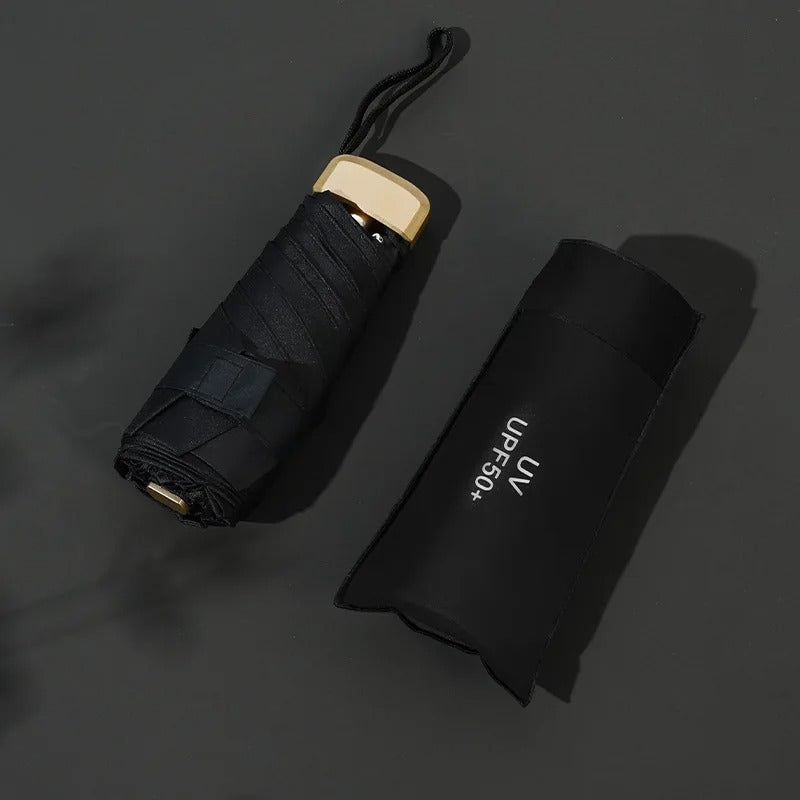 Mini opvouwbare paraplu dames/heren – UV-bescherming & waterafstotend