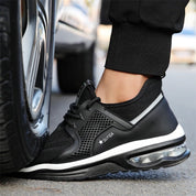 Dames werkschoenen met stalen neus – orthopedische sneakers met antislipzool