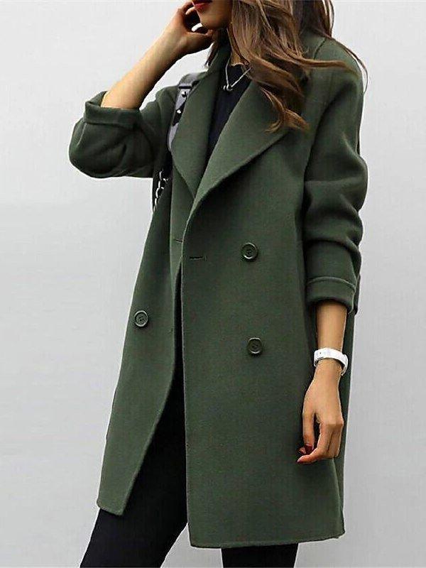 Tijdloze dames trenchcoat – double breasted jas met klassieke tailleband