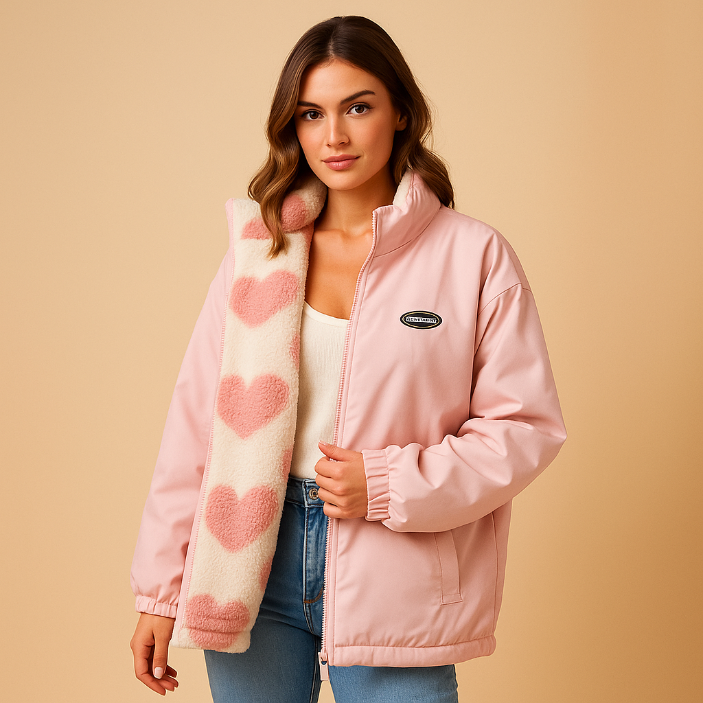 Omkeerbare Winterjas Dames – Tweezijdige Warme Jas met Stijlvol Design | Linde