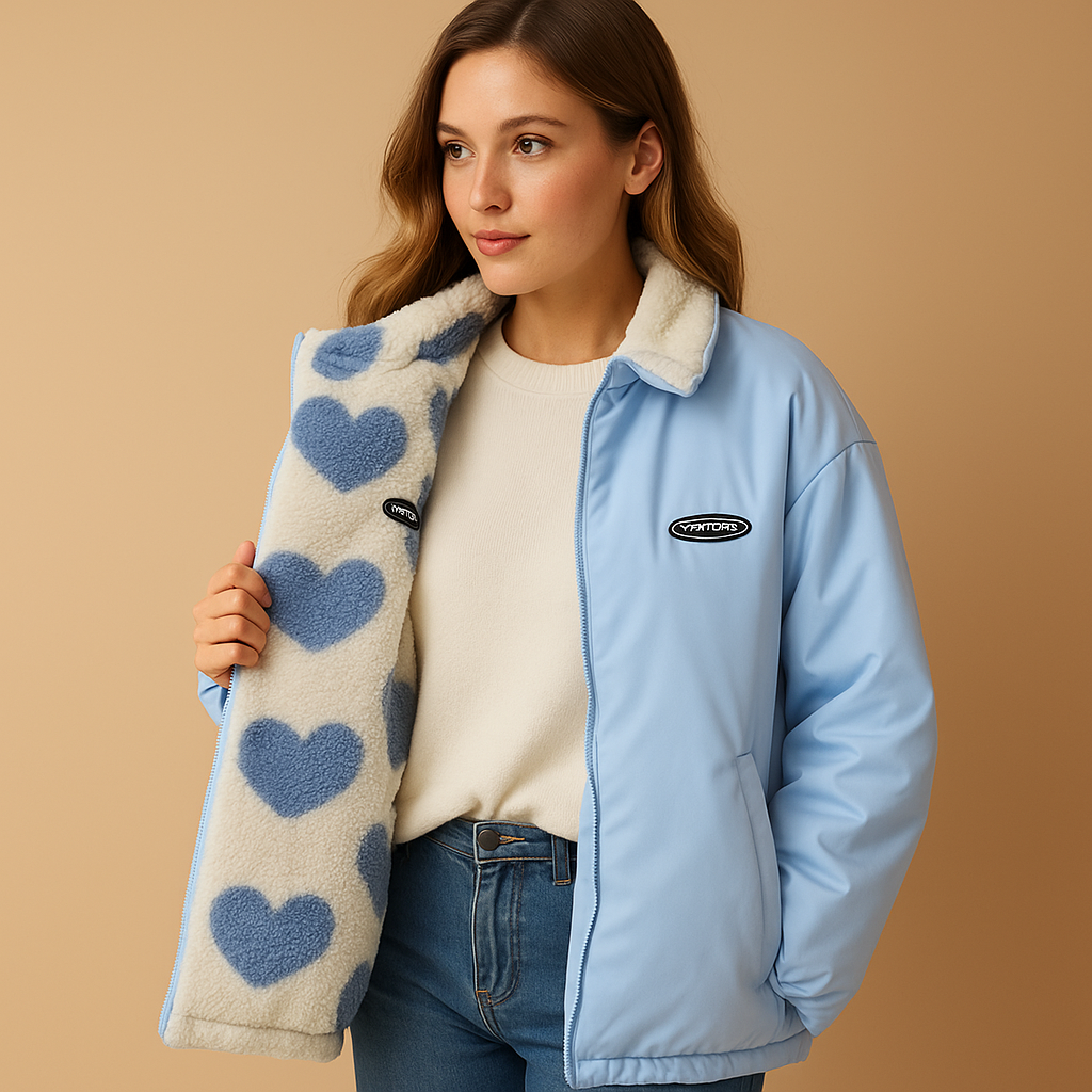 Omkeerbare Winterjas Dames – Tweezijdige Warme Jas met Stijlvol Design | Linde