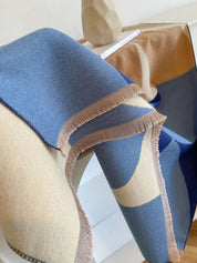 Wendbare cashmere sjaal dames – zachte warme wintersjaal twee­zijdig