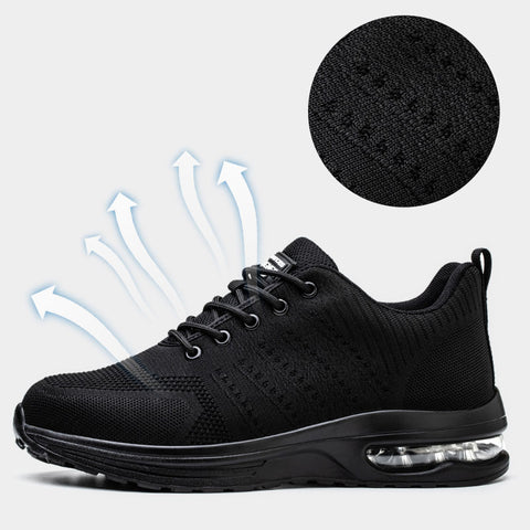 Veiligheidsschoenen dames met stalen neus – SteelGuard antislip werkschoenen met comfort