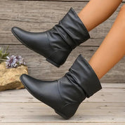 Shira leren laarzen dames – stijlvolle en comfortabele leren boots met stevige zool