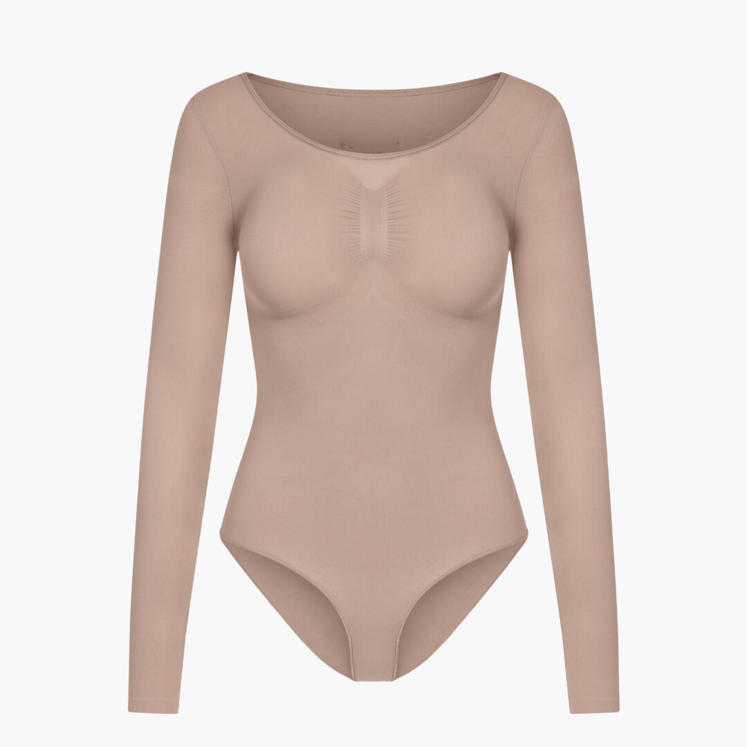 Snatching Shapewear Longsleeve Bodysuit – Comfortabel & Naadloos Corrigerend Ondergoed