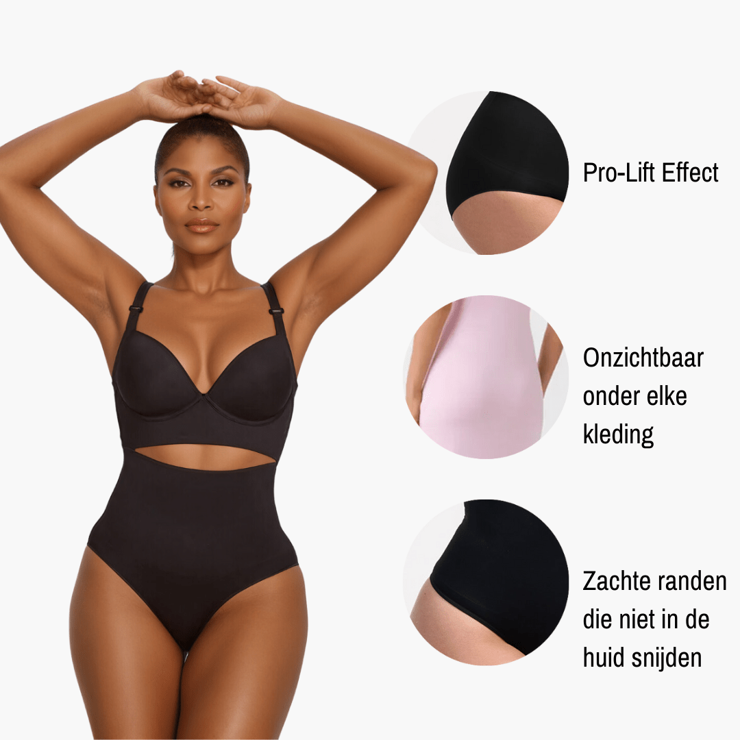 Corrigerende High Waist String | Naadloze Shapewear voor een Glad Silhouet