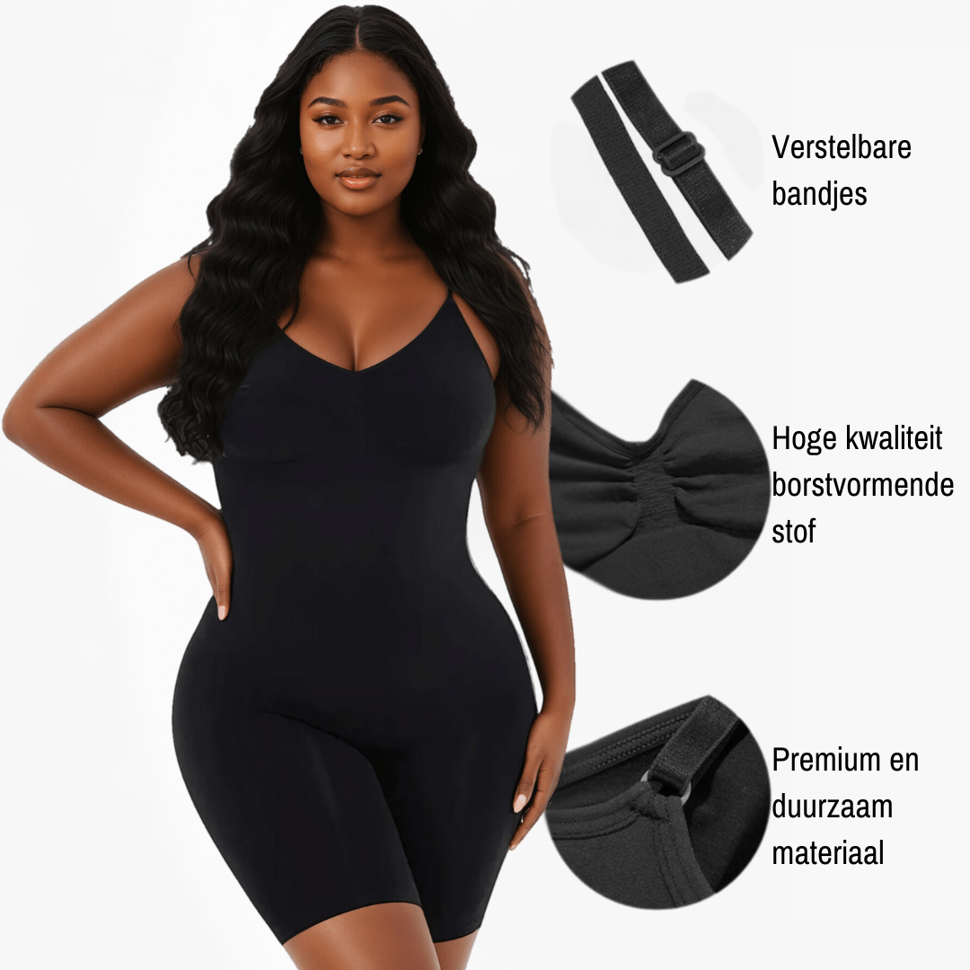 Full Body Sculpt Bodysuit Met Lage Rug – Naadloze Shaping & Perfecte Pasvorm