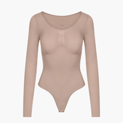 Snatching Shapewear Longsleeve Bodysuit String – Naadloze Corrigerende Body voor een Gladde Look