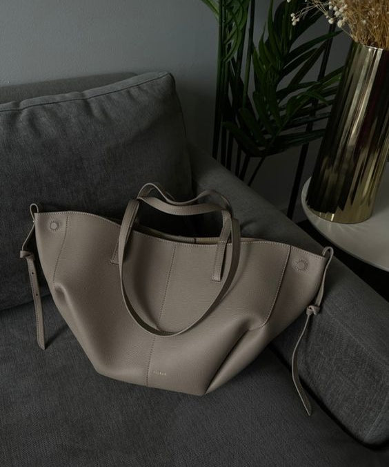 Dames Vintage Tote Bag – Luxe Leren Schoudertas met Ruim Interieur