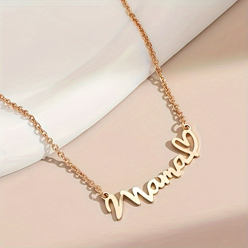 Sophie mama-hart hanger halsketting – elegant cadeau voor Moederdag