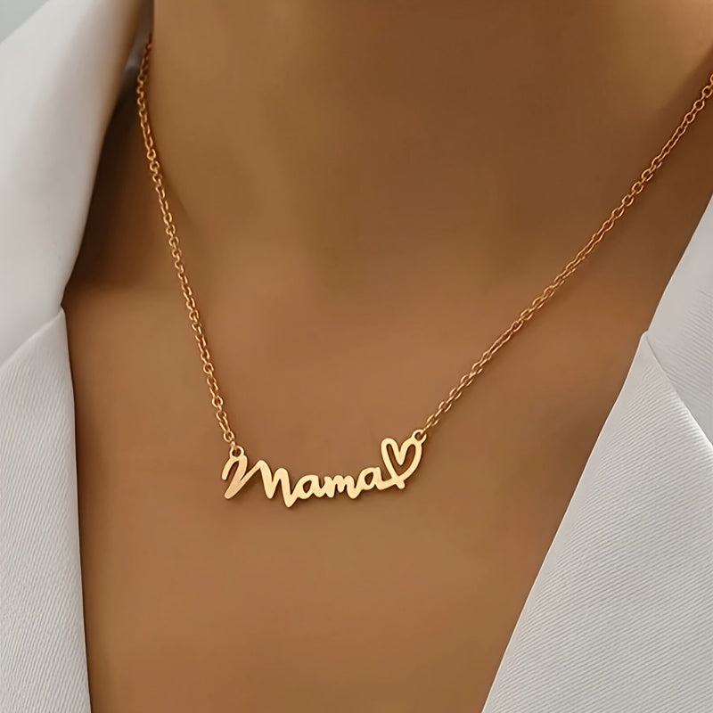 Sophie mama-hart hanger halsketting – elegant cadeau voor Moederdag