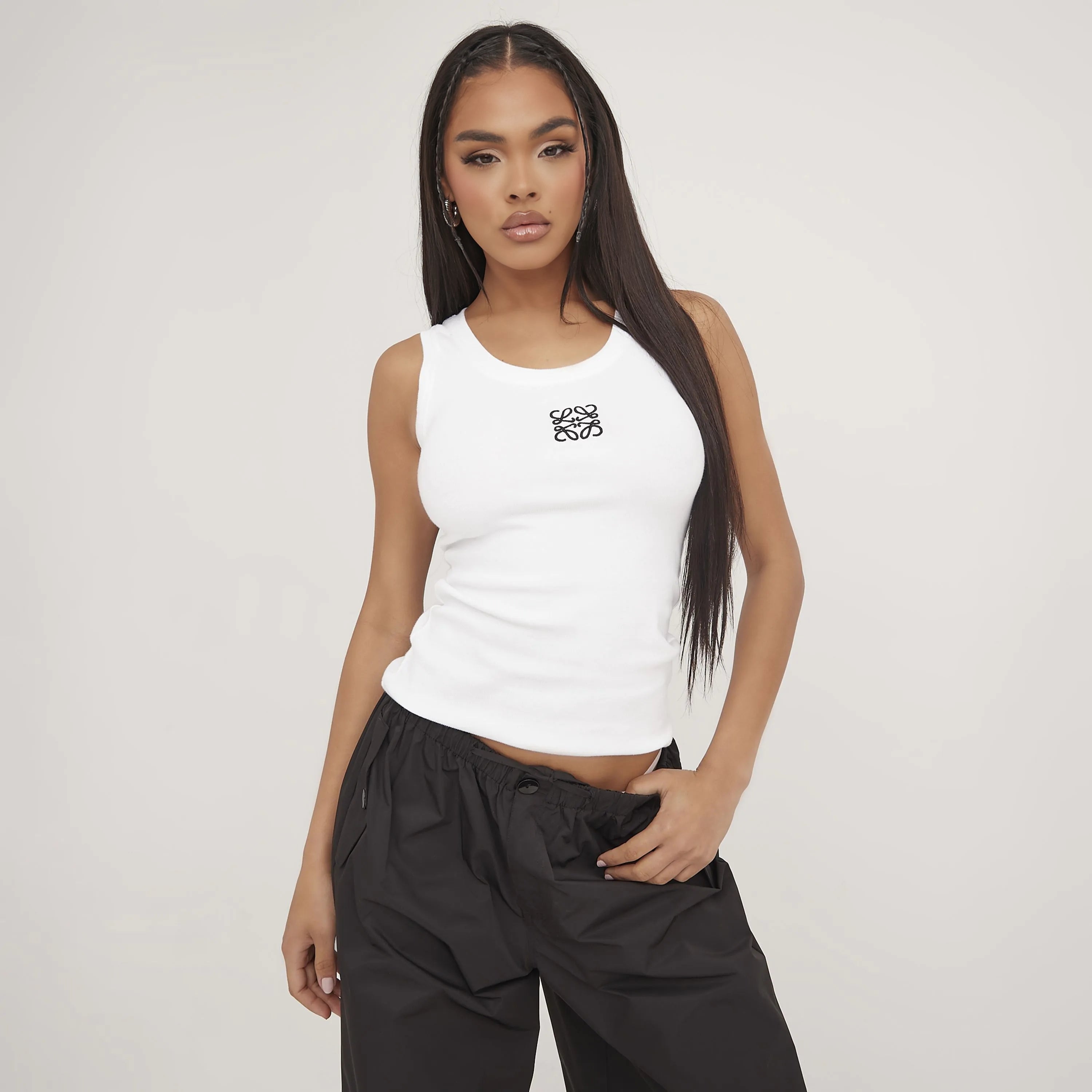 Tanktop Dames – Zijdezacht Katoen & Minimalistisch Design | Perfect voor de Zomer