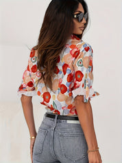 Marisol Bloemen Blouse – Stijlvolle Damesblouse met Vrouwelijke Pasvorm