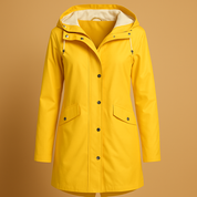 Transparante Regenjas Dames met Capuchon – Lichtgewicht, Waterafstotende Jas | Evelien