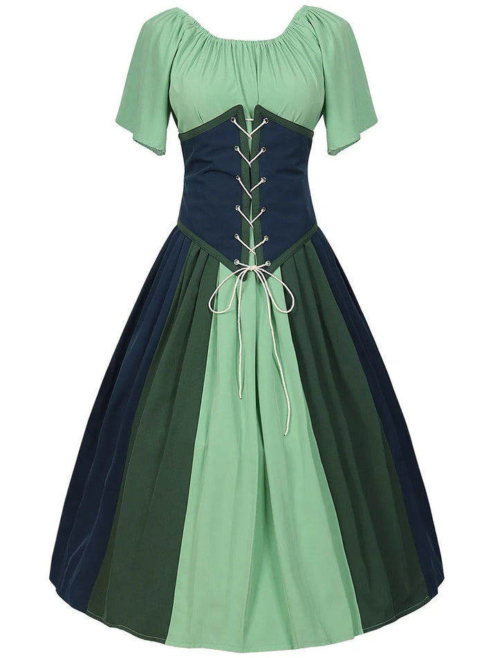 Candice Jurk Dames met Vetersluiting – Elegante Zomerjurk met Flatterende Pasvorm